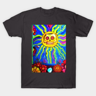 DAY OF THE DEAD SUGARSKULL SUNNY2 T-Shirt